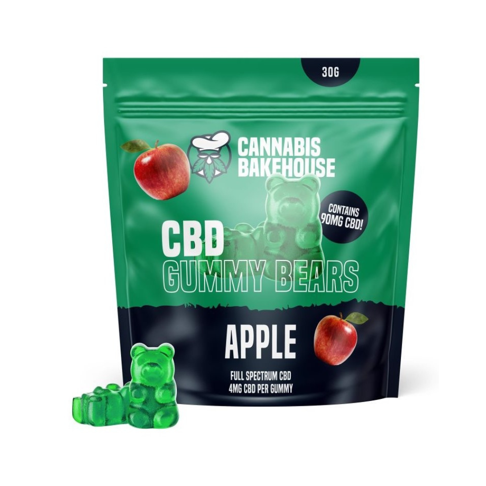 Cannabis Bakehouse CBD Gummy Bears - Μήλο