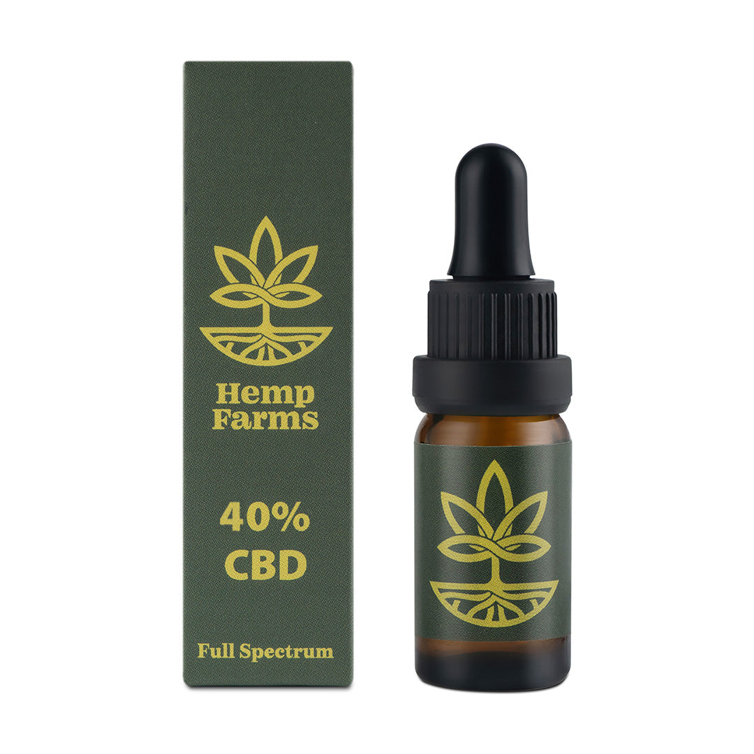Έλαιο CBD Hemp Farms CBD 40% 10ml. Full Spectrum