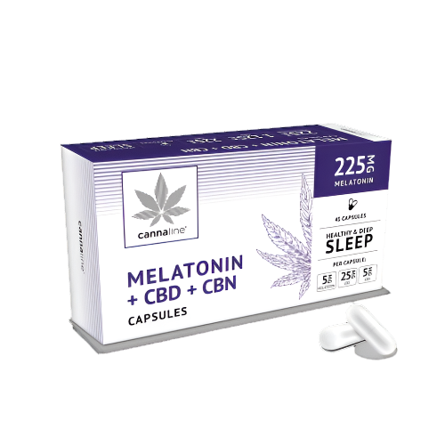 Κάψουλες CBD + CBN + Μελατονίνη 225mg