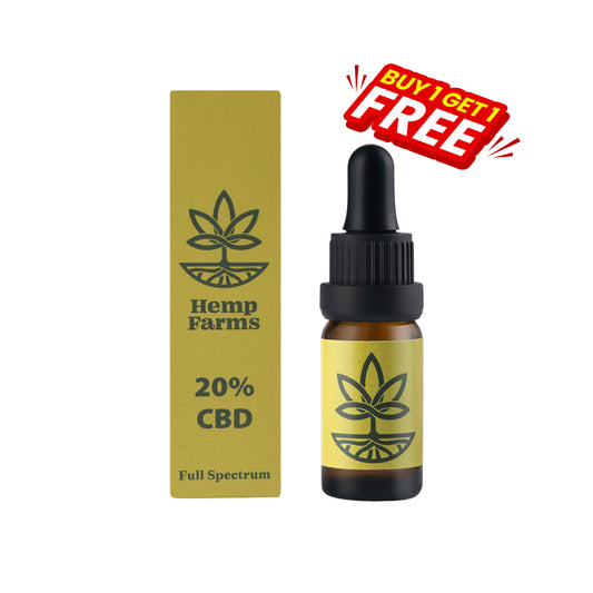 1+1 δωρεάν λάδι CBD από την Hemp Farms 20% CBD