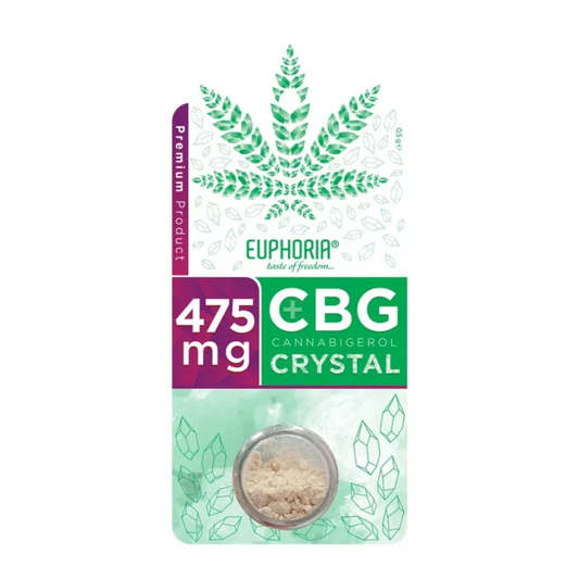 Euphoria Pure CBG Crystal 95% – Καθαρό CBG κρύσταλλο 475 mg (0,5 g)