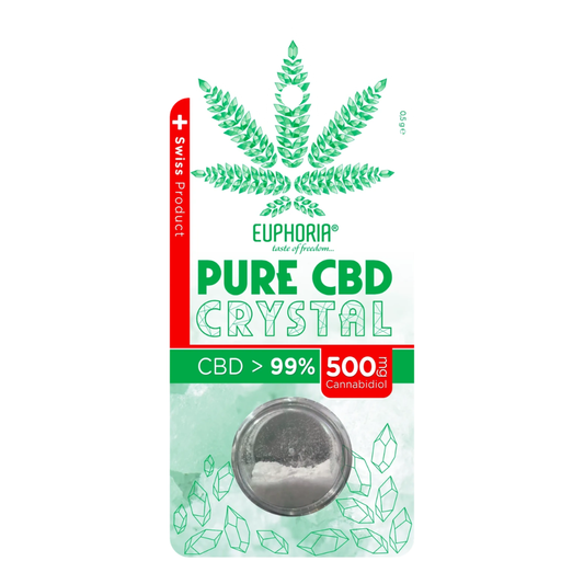 Euphoria Pure CBD Crystal 99% – Καθαρό CBD κρύσταλλο 500 mg (0,5 g)
