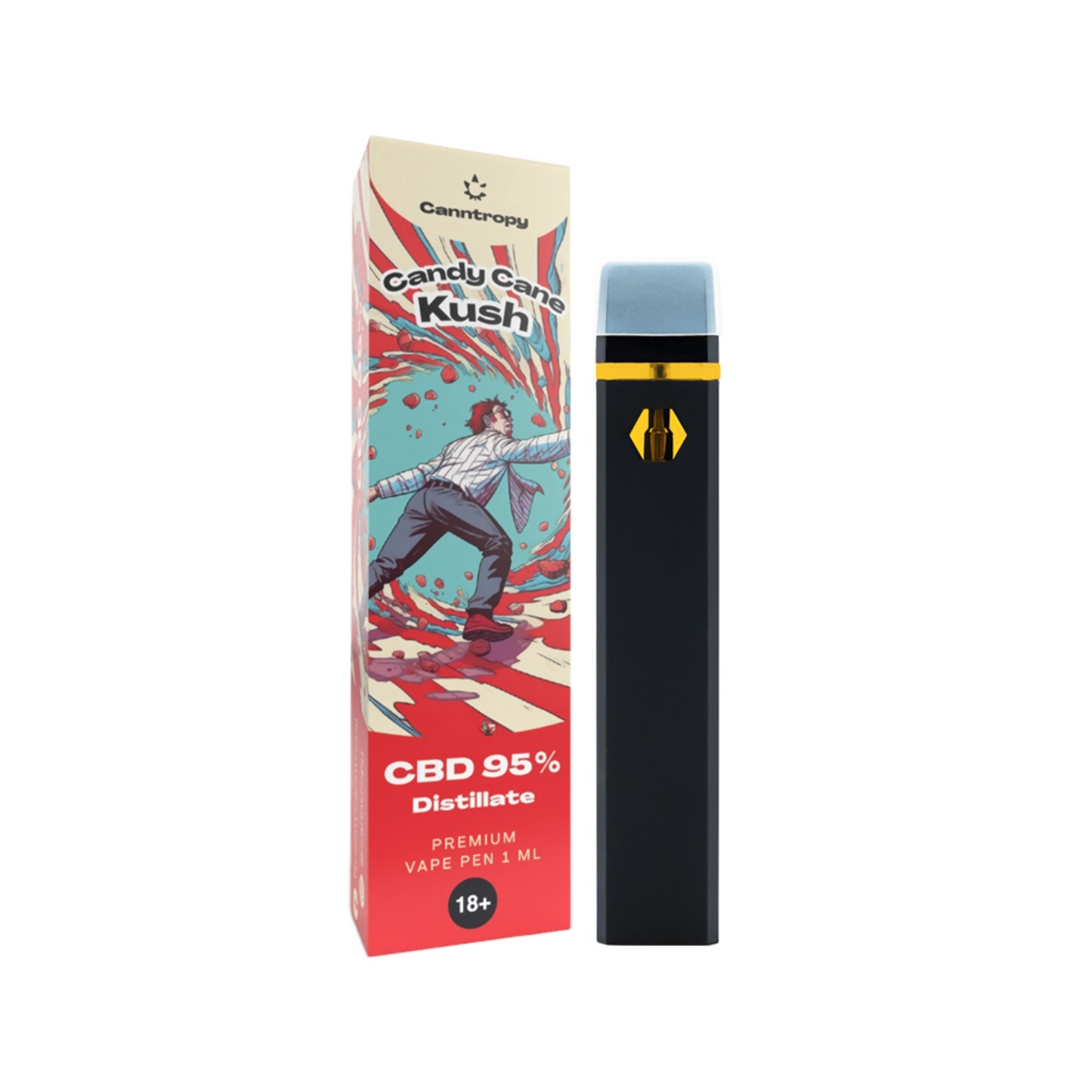 Canntropy CBD Disposable Vape Pen Candy Cane Kush