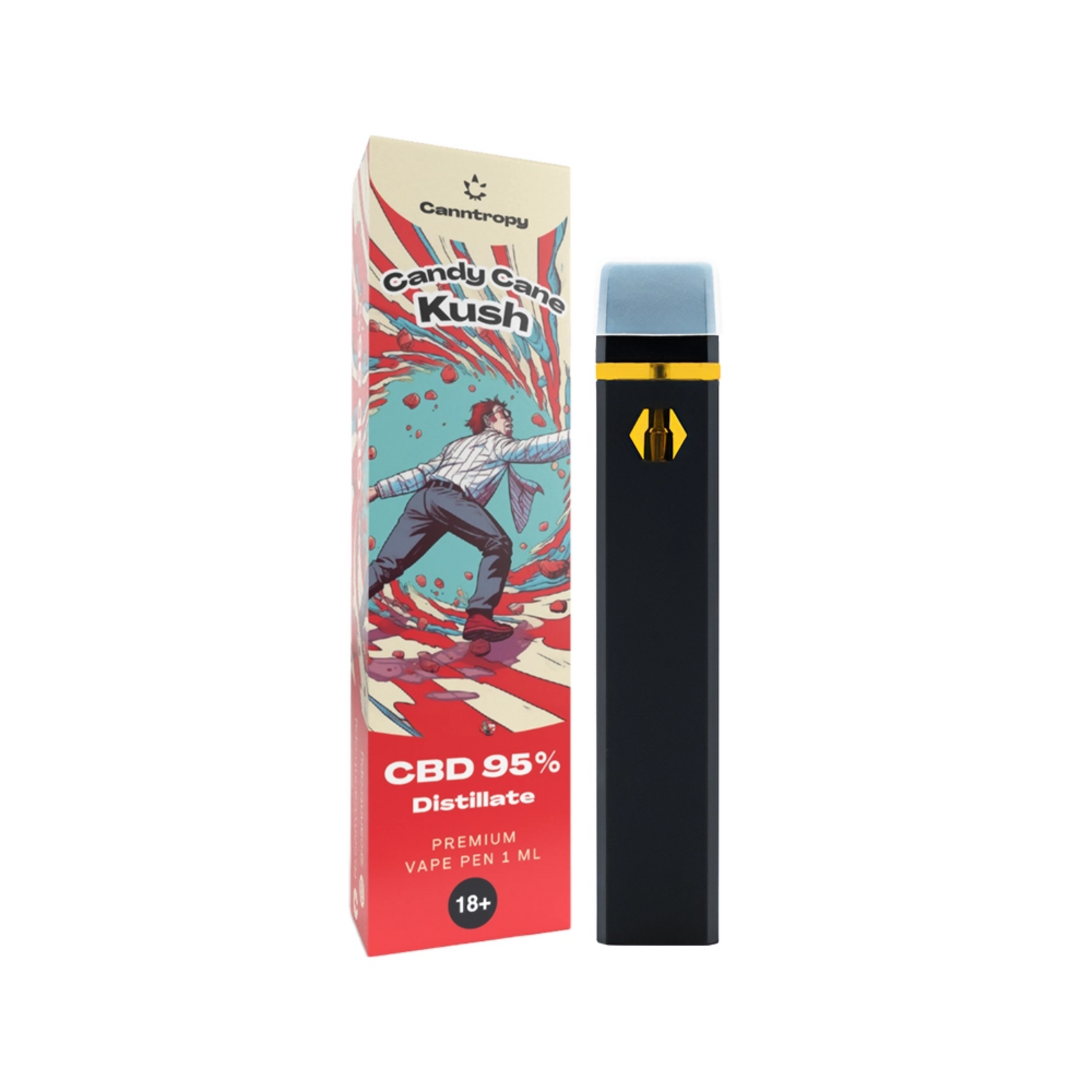 Canntropy CBD Disposable Vape Pen Candy Cane Kush