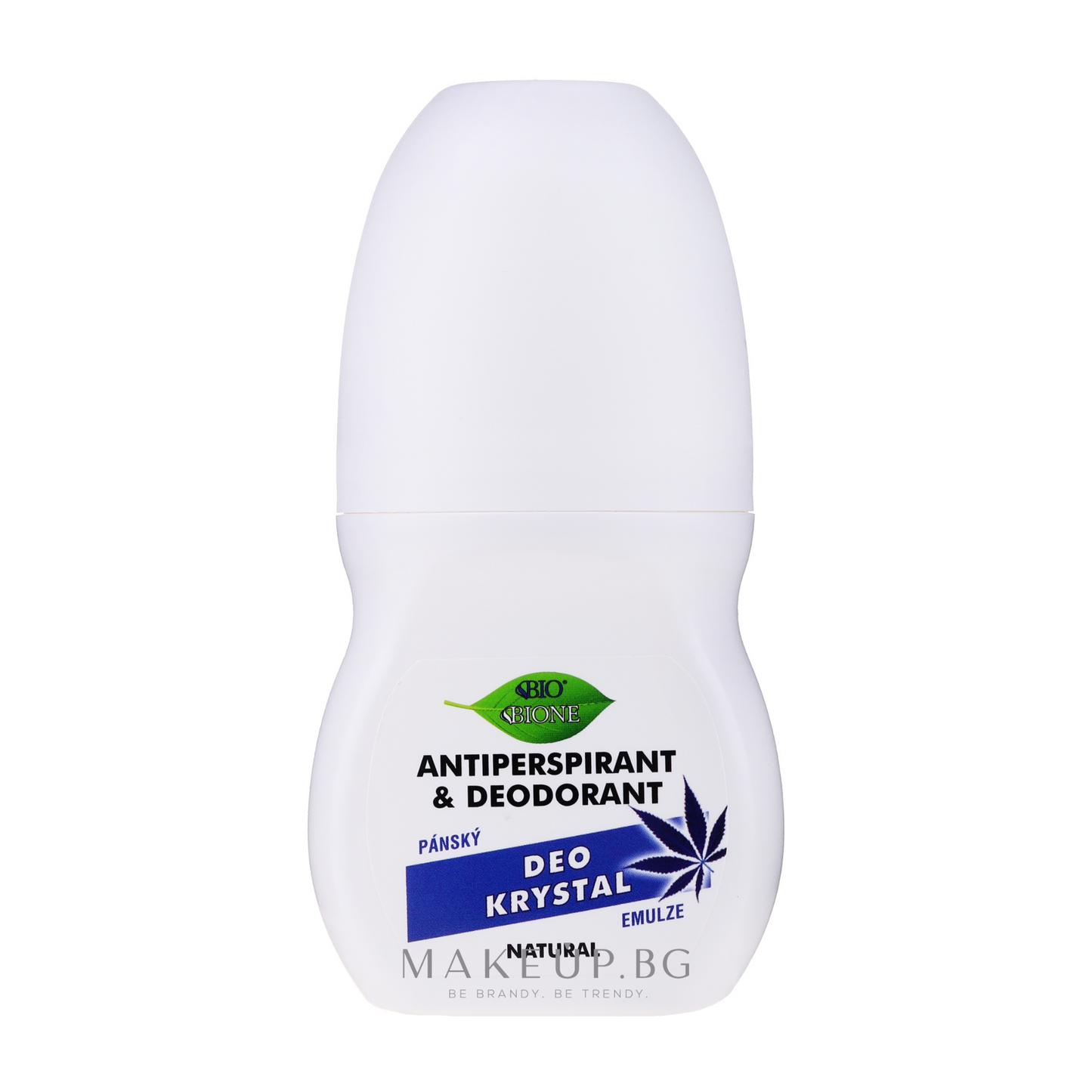 Φυσικό αποσμητικό roll-on για άνδρες με κάνναβη – 80 ml, χωρίς αλουμίνιο και parabens