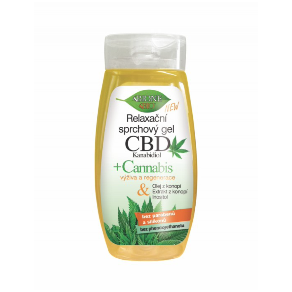 Χαλαρωτικό τζελ ντους με CBD - BIONE - 260 ml