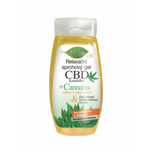 Χαλαρωτικό τζελ ντους με CBD - BIONE - 260 ml