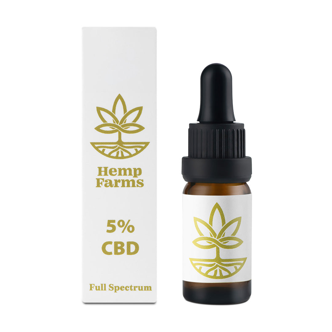 CBD Έλαιο Hemp Farms 5% 10ml. Full Spectrum