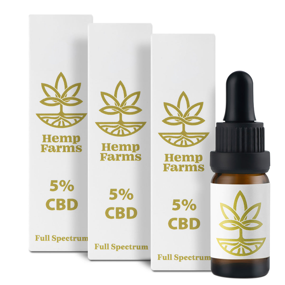 CBD Έλαιο Hemp Farms CBD Oil Προσφορά 5%+5%+5% 30ml. Full Spectrum