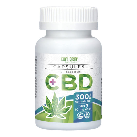 Κάψουλες CBD 300 mg – πρακτικός τρόπος λήψης κανναβιδιόλης