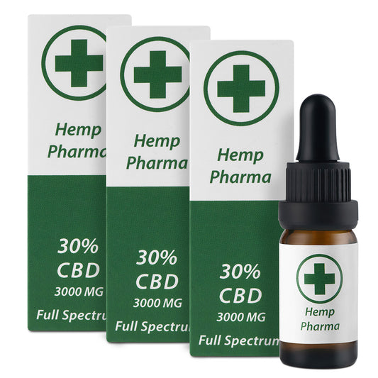 CBD Λάδι Hemp Pharma Προσφορά 30%+30%+30% CBD Oil 9000mg. Κανναβιδιόλη 30ml. Full Spectrum